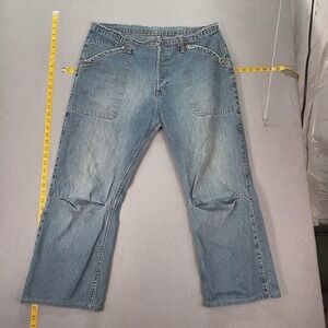 VTG Levis Engineered Jeans Mens Baggy Straight Cinch Back Twisted Fits 36x26